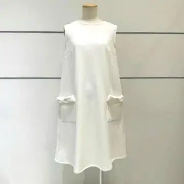 카프리샤스미 포켓 리본 원피스 화이트 L