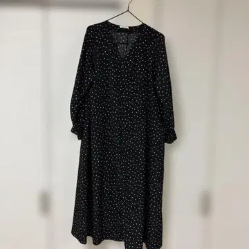 URBAN RESEARCH 도트 무늬 롱 원피스
