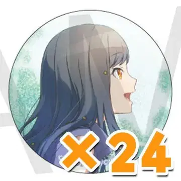 프로세카 시로이시 안 캔뱃지 43b 글리터 캔뱃지 24개