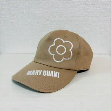 [ MARY QUANT ] 캡 로고 자수