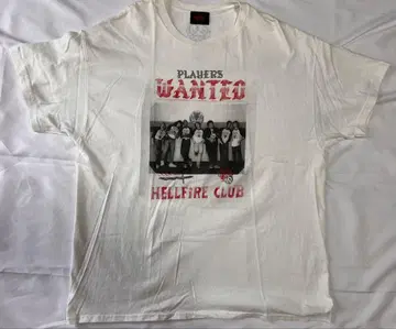 기묘한 이야기 HELLFIRE CLUB 멤버 티셔츠 공식 XL