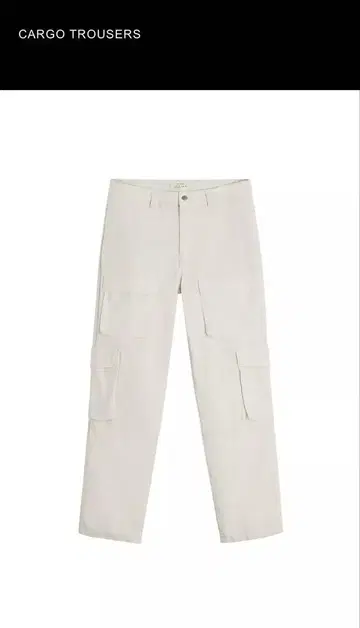 ZARA ORIGINS 아이보리 카고 팬츠 EUR38