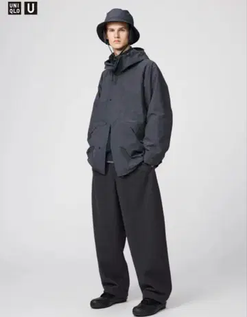 UNIQLO U 브러쉬드 맨투맨 와이드 팬츠 S