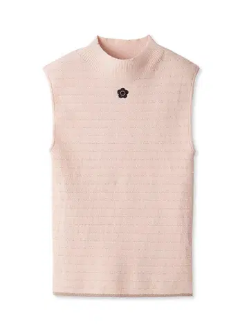 LILY BROWN x MARY QUANT 데이지 자수 리브 니트탑