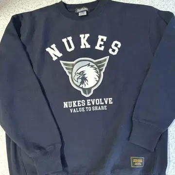 NUKES EVOLVE 트레이닝복 네이비 XL