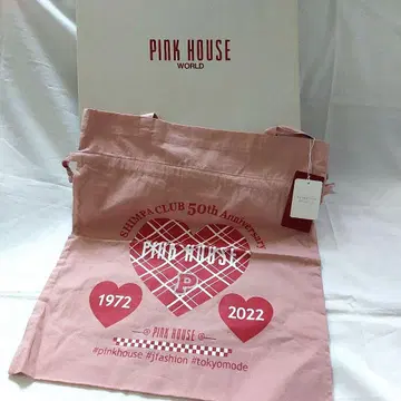 [택 포함 미사용] PINK HOUSE 50주년 기념 토트백