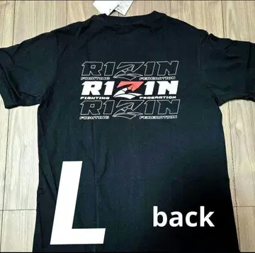 RIZIN 라이진 남성용 T셔츠 반팔 L 종합격투기 아사쿠라 미쿠루