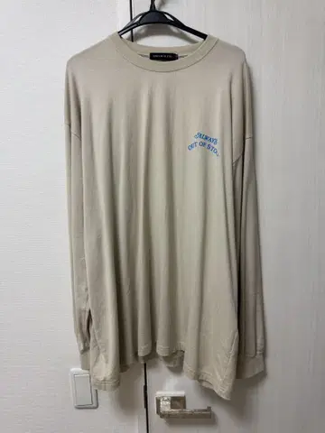 ALWAYSOUTOFSTOCK AOOS 롱 슬리브 롱T 셔츠 XXL