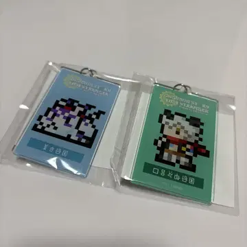 디지몬 타임 스트레인저 아크릴 키링 아이기오몬+고마몬