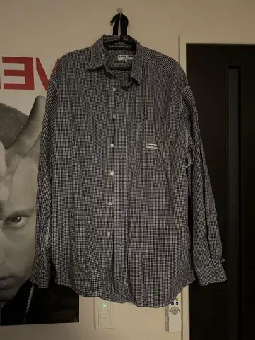 Magazine Pocket Broad Shirt(Gingham)