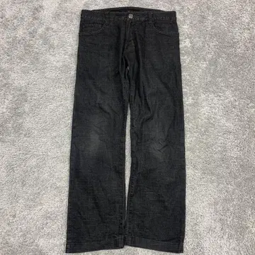 [ a.v.v.HOMME ] Black Straight Pants