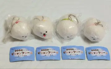 손바닥 사이즈 비숑 프리제 봉제 인형 4종 세트