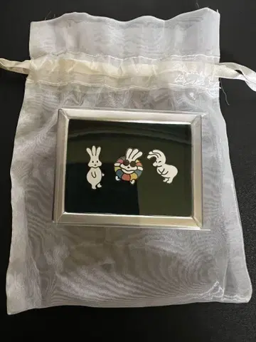 밤과 케로 오지기짱 핀 배지 오간자 주머니 포함