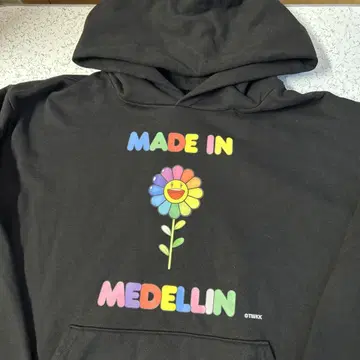 발빈 x 무라카미 다카시 MADE IN MEDELLIN 후드티 블랙 XL