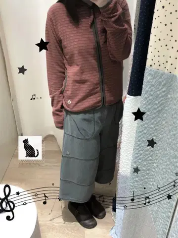 coyseio 보더 집업 코트