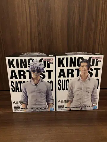 주술회전 KING OF ARTIST 피규어 세트 고죠 사토루 게토 스구루