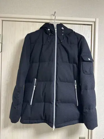 SEARS 후드 부착 블랙 다운 자켓