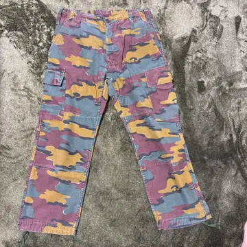 90s 벨기에군 지그소 카모 카고 팬츠 밀리터리