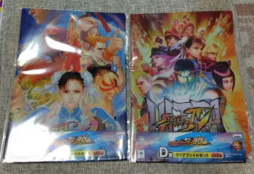 제일복권 D상 스트리트 파이터 30주년 A4 클리어 파일 캡콤 복권