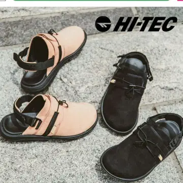 하이테크 HI-TEC 사보 샌들 슬립온 모크 블랙 흡습 속건성 블랙