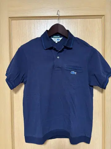 LACOSTE 네이비 피케 셔츠 사이즈 3