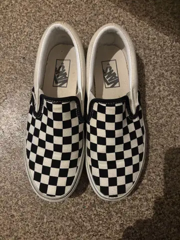 VANS 체커 패턴 슬립온