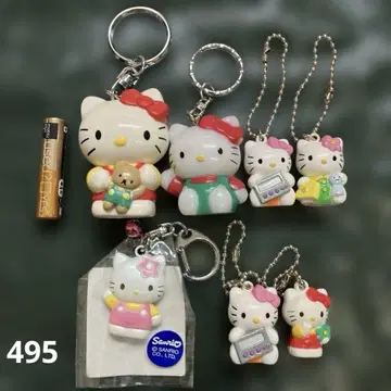 헬로키티 키링 7개 세트