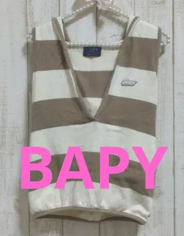 BAPY 후드 부착 슬리브리스