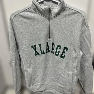 XLARGE 하프 지퍼 트레이닝복 L 그레이