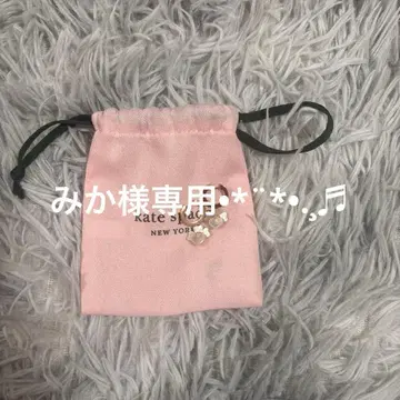 케이트 스페이드 프레셔스 팬지 파베 드롭 허기 귀걸이 명품