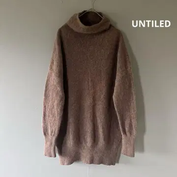 UNTILED 하이넥 니트 스웨터 긴팔 사이즈 2(9호)