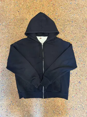 BEAMS FRUIT OF THE LOOM 지퍼 후드티 과일 짧은 기장