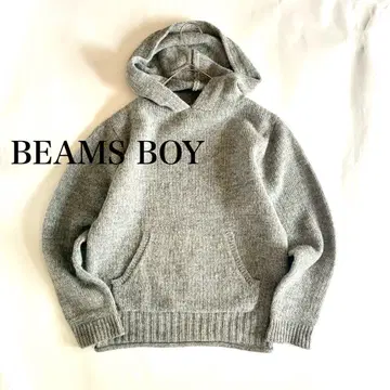BEAMS BOY 니트 니트 후드티