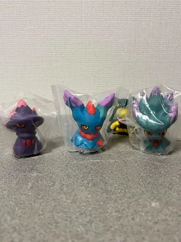 포켓몬 키즈 손가락 인형 무우마 무우마진 하바타쿠카미 새상품 세트 포켓몬