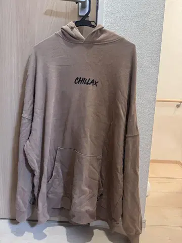 CHILLAX 로고 후드티 L