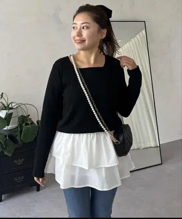 프로즈베일 스퀘어넥 롱티