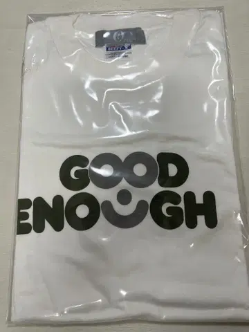 새상품급 GOOD ENOUGH T셔츠 L 사이즈 화이트