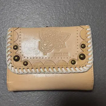 ANNA SUI 접이식 지갑 베이지