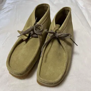클락스 왈라비 부츠 25.5cm 샌드 컬러