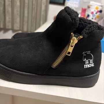 moz 블랙 어그 부츠 지퍼 포함