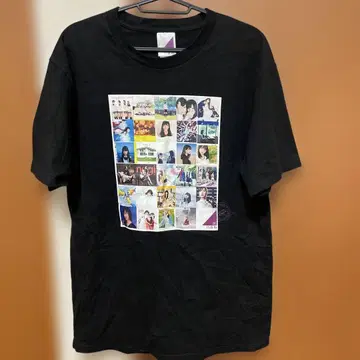 노기자카 10thYEAR BIRTHDAY LIVE 블랙 T셔츠