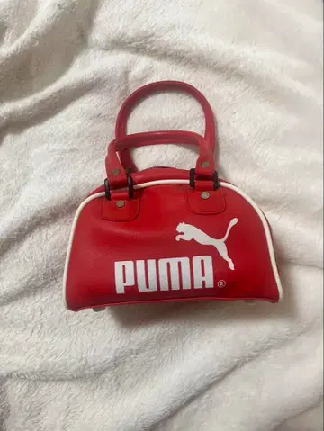 puma 푸마 인조 가죽 미니 보스턴 백
