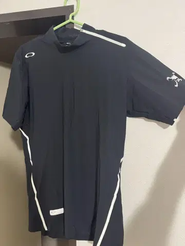 OAKLEY 오클리 골프웨어 반팔 하프 지퍼 블랙