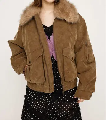 sly WASHED PUFFER 블루종