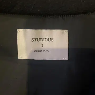 STUDIOUS 네이비 울 자켓 사이즈 1