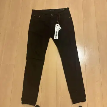 PURPLE BRAND 스키니 데님 블랙 택 포함 새상품 L