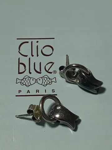 Clio blue 귀걸이 실버925