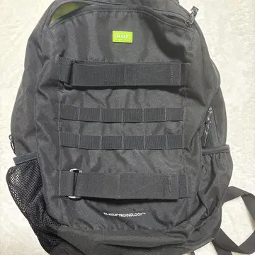 HUF 블랙 백팩 24L