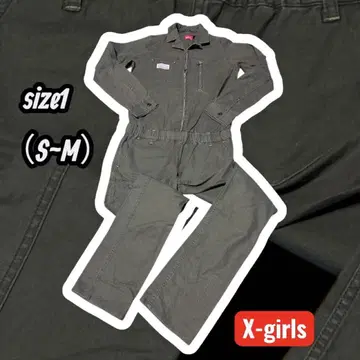 X-girl 점프수트 올인원 살로펫 작업복 사이즈 1 S~M