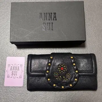 ANNA SUI 블랙 장지갑 외박스 있음